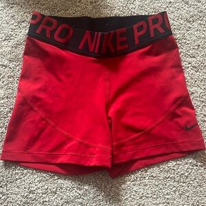 Red nike pros - red - size S